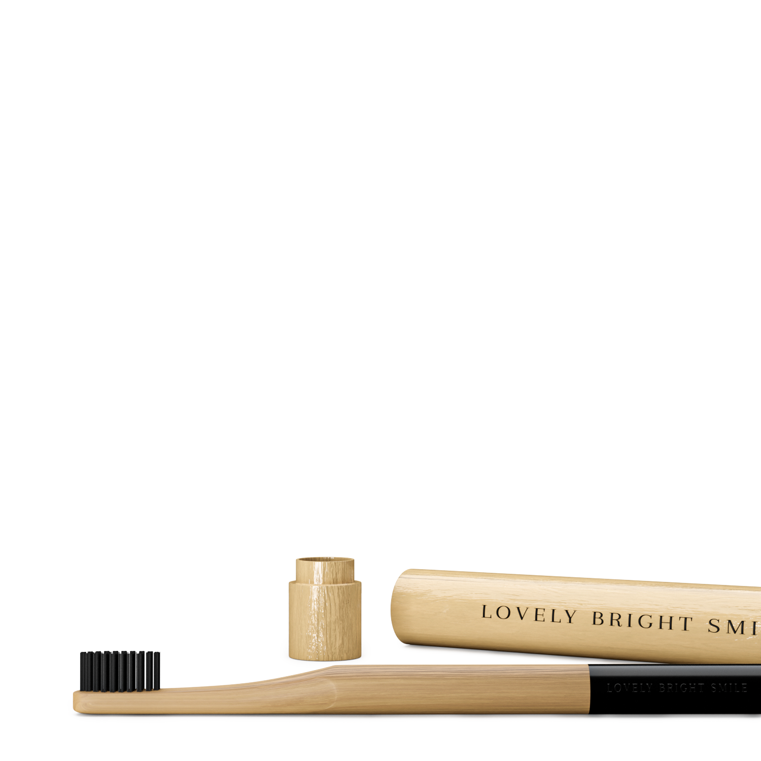 Natural Bamboo Toothbrush | Lovely Bright Smile