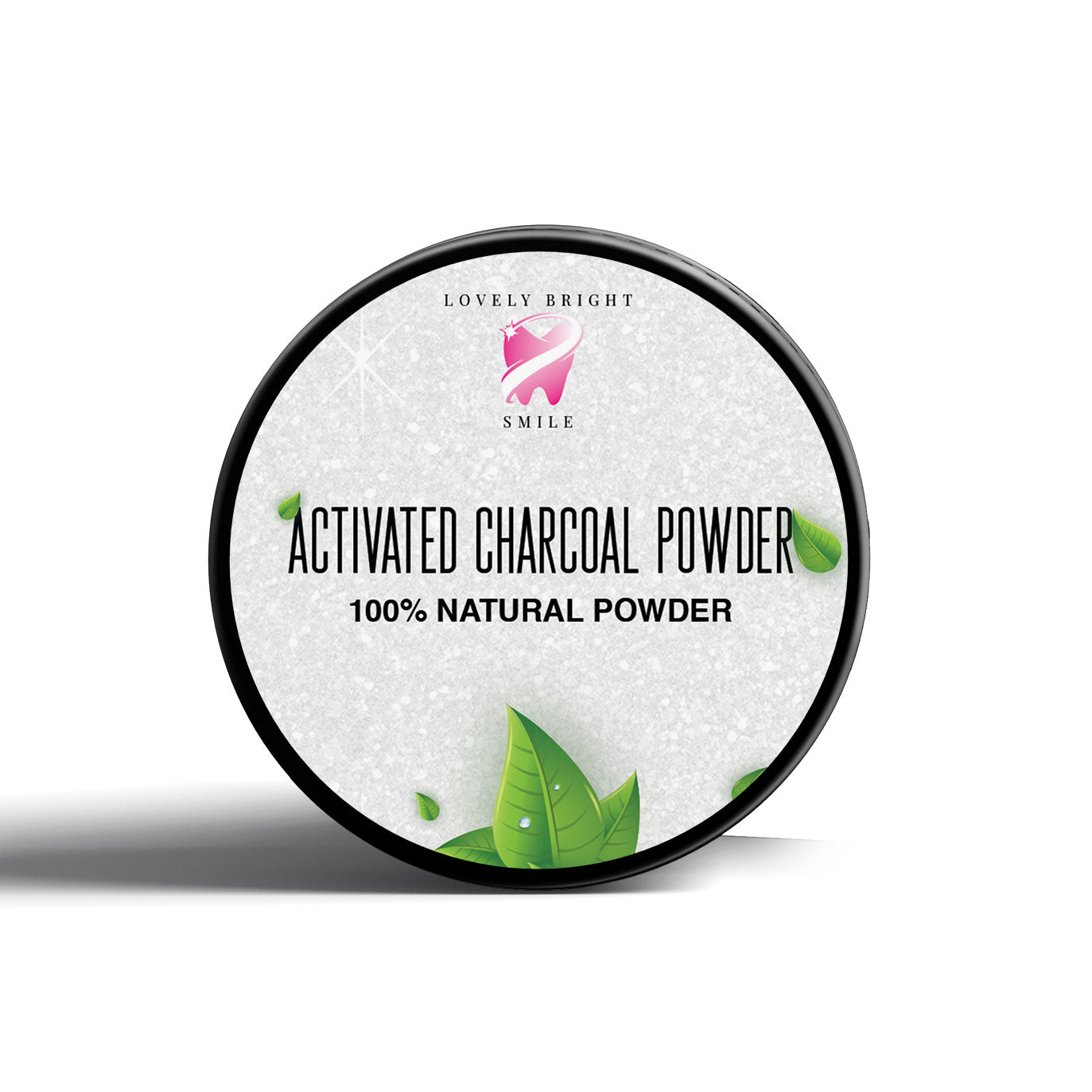 Mint Activated Charcoal Teeth Whitening Powder | Lovely Bright Smile